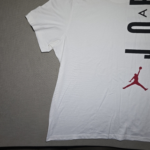 Jordan JDN AIR Stretch Short-Sleeve T-Shirt Men's Size  XXL White - Picture 10 of 14